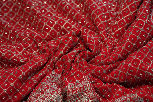 Fancy Stone Work Saree | SSSK203