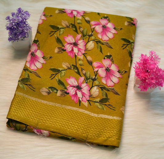Semi Mysore Silk Saree | SSMS193