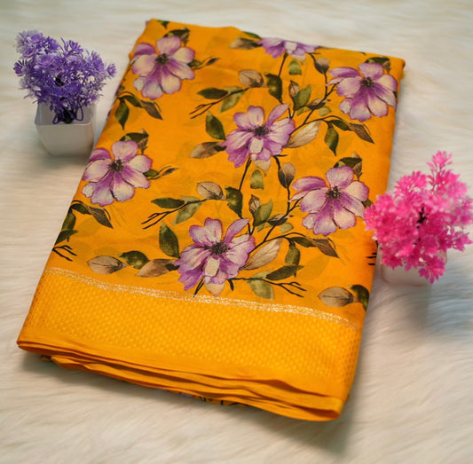 Semi Mysore Silk Saree | SSMS193