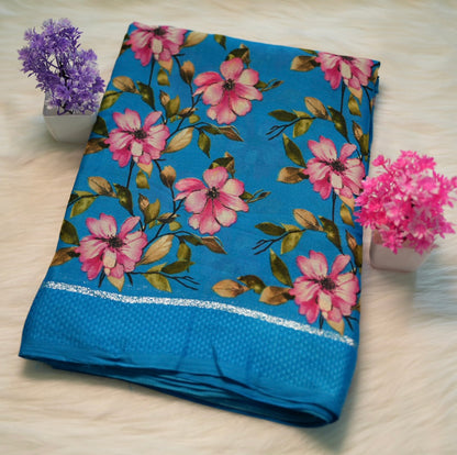 Semi Mysore Silk Saree | SSMS193