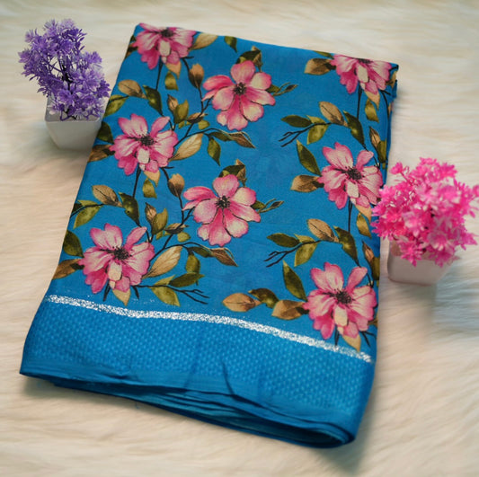 Semi Mysore Silk Saree | SSMS193