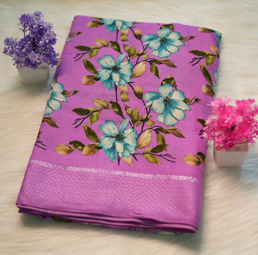 Semi Mysore Silk Saree | SSMS193