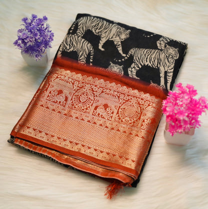 Viscose Silk Saree | SSMS194