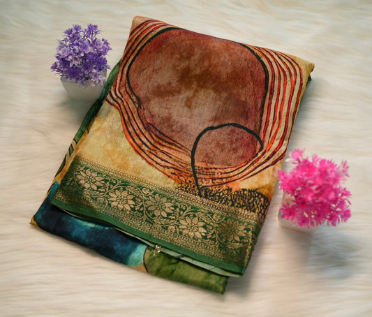 Viscose Silk Saree | SSMS194