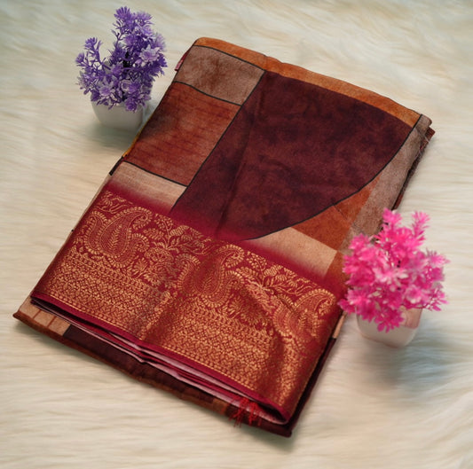 Viscose Silk Saree | SSMS194