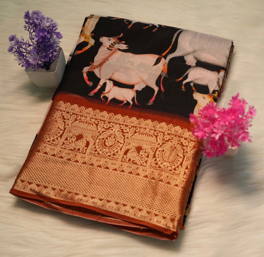 Viscose Silk Saree | SSMS194
