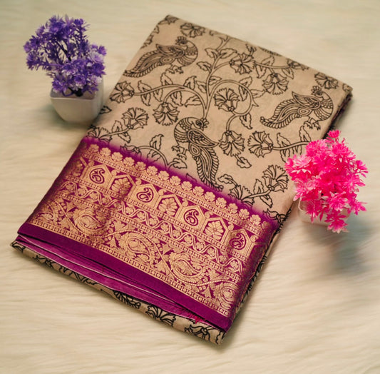 Viscose Silk Saree | SSMS194