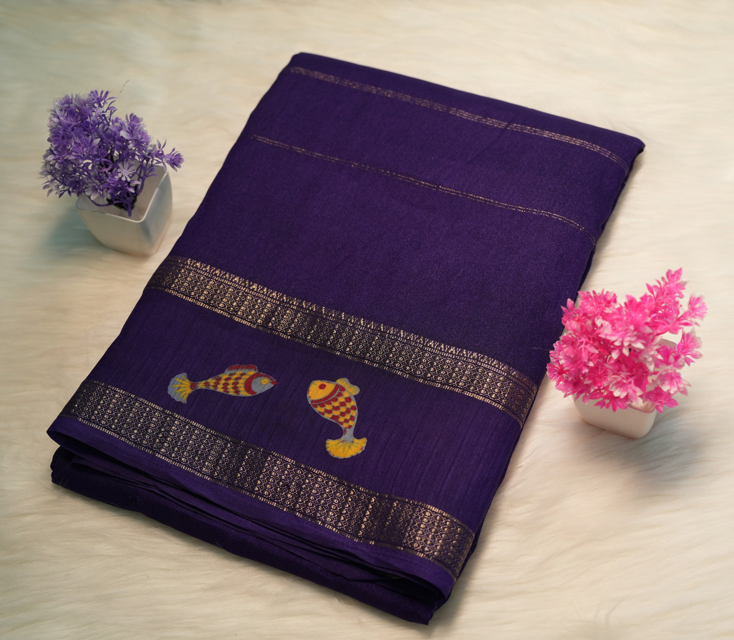 Fancy Fish Saree | SSFS205