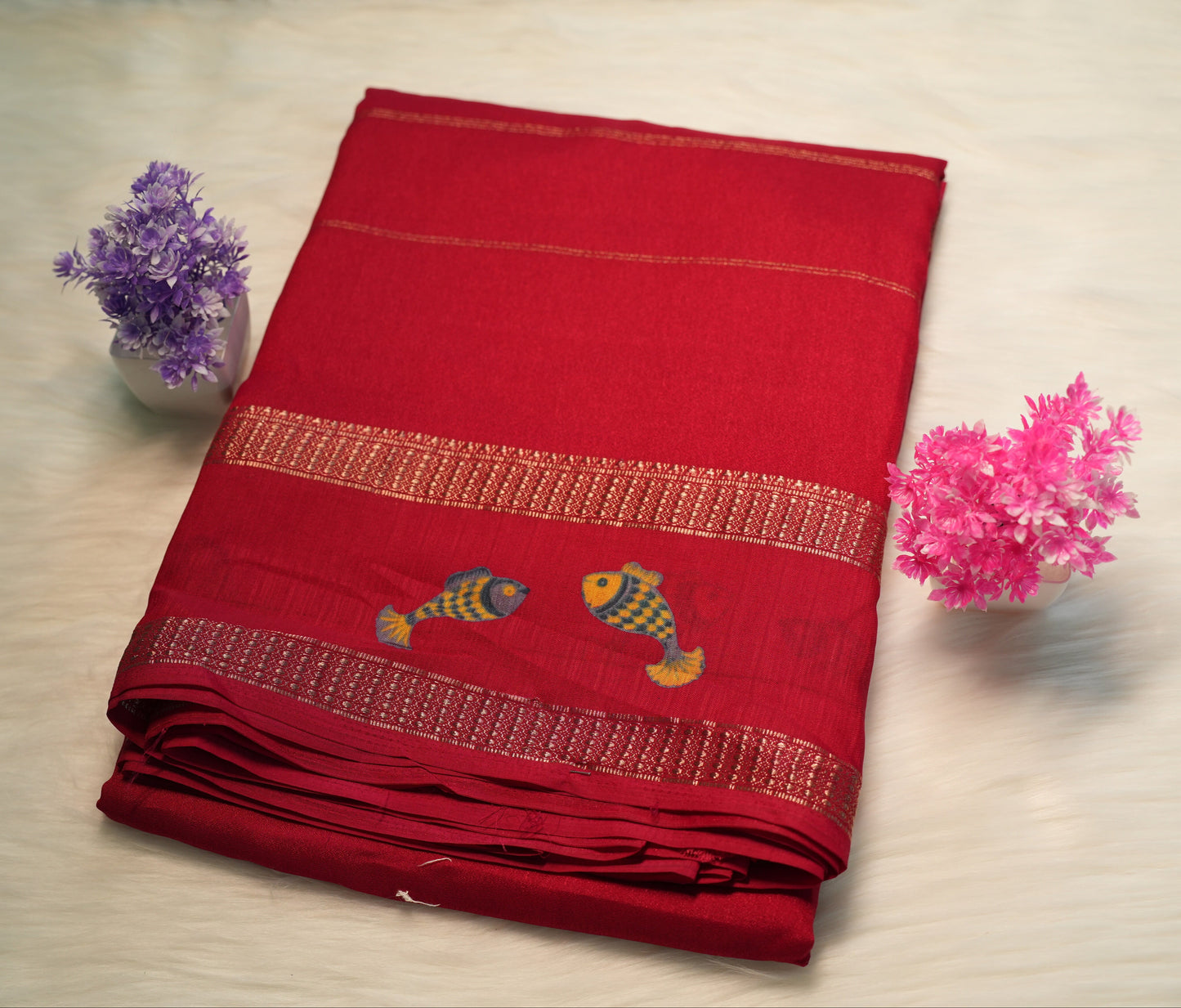 Fancy Fish Saree | SSFS205