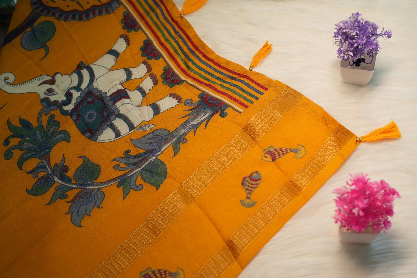 Fancy Fish Saree | SSFS205