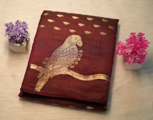 Tussar Silk Saree | SSTS197