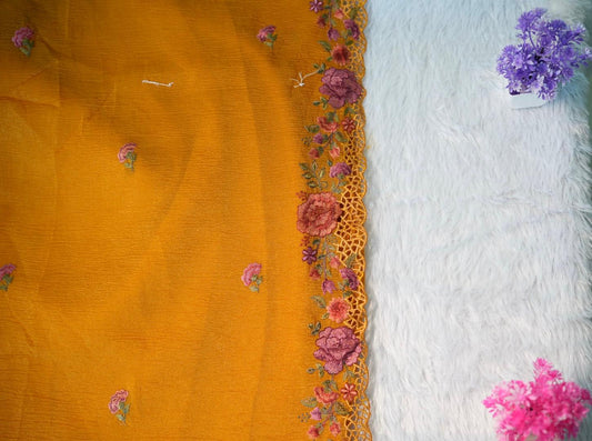 Gold Crush Saree | SSCS180