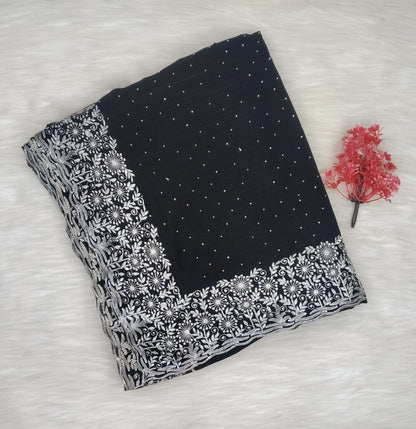 Fancy Work Saree | SSFS412