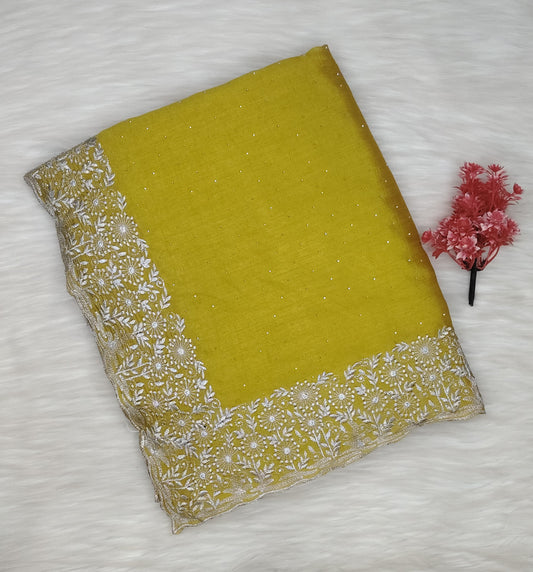 Fancy Work Saree | SSFS412