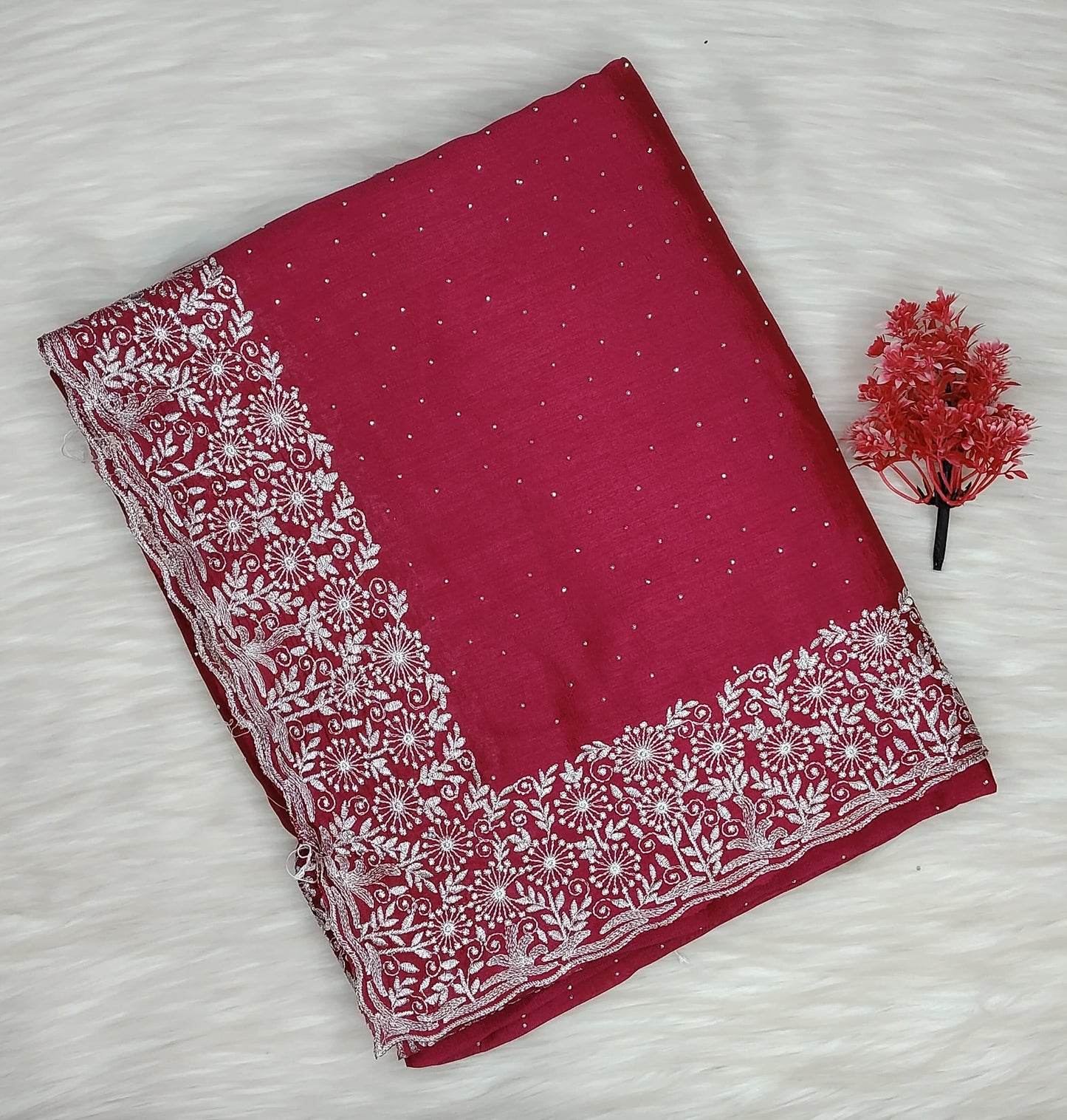Fancy Work Saree | SSFS412