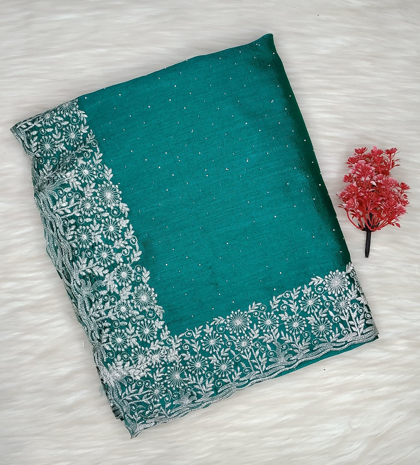 Fancy Work Saree | SSFS412