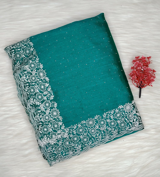 Fancy Work Saree | SSFS412
