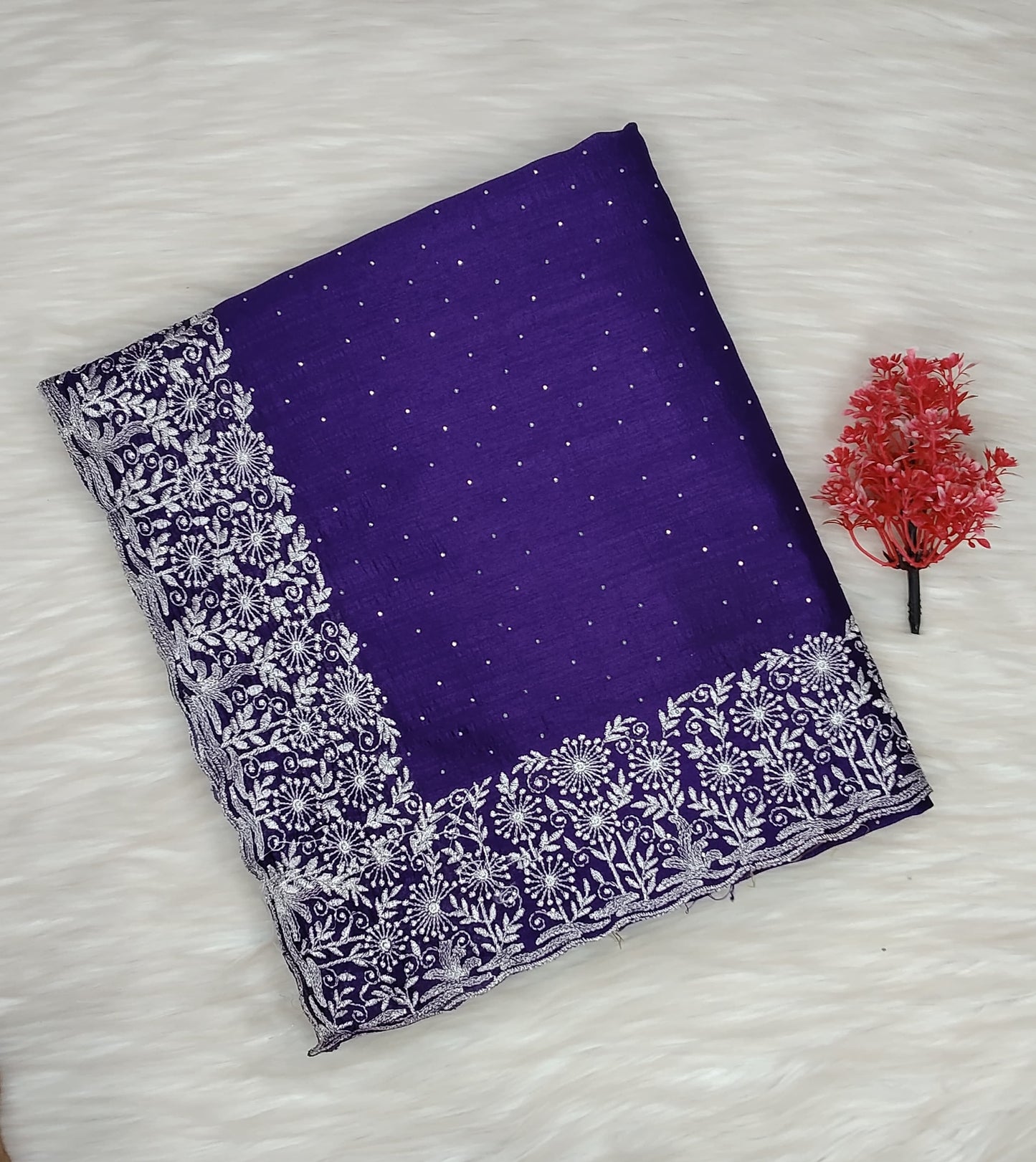 Fancy Work Saree | SSFS412