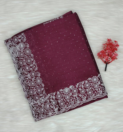 Fancy Work Saree | SSFS412