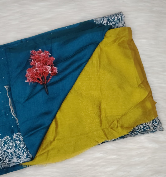 Fancy Work Saree | SSFS412