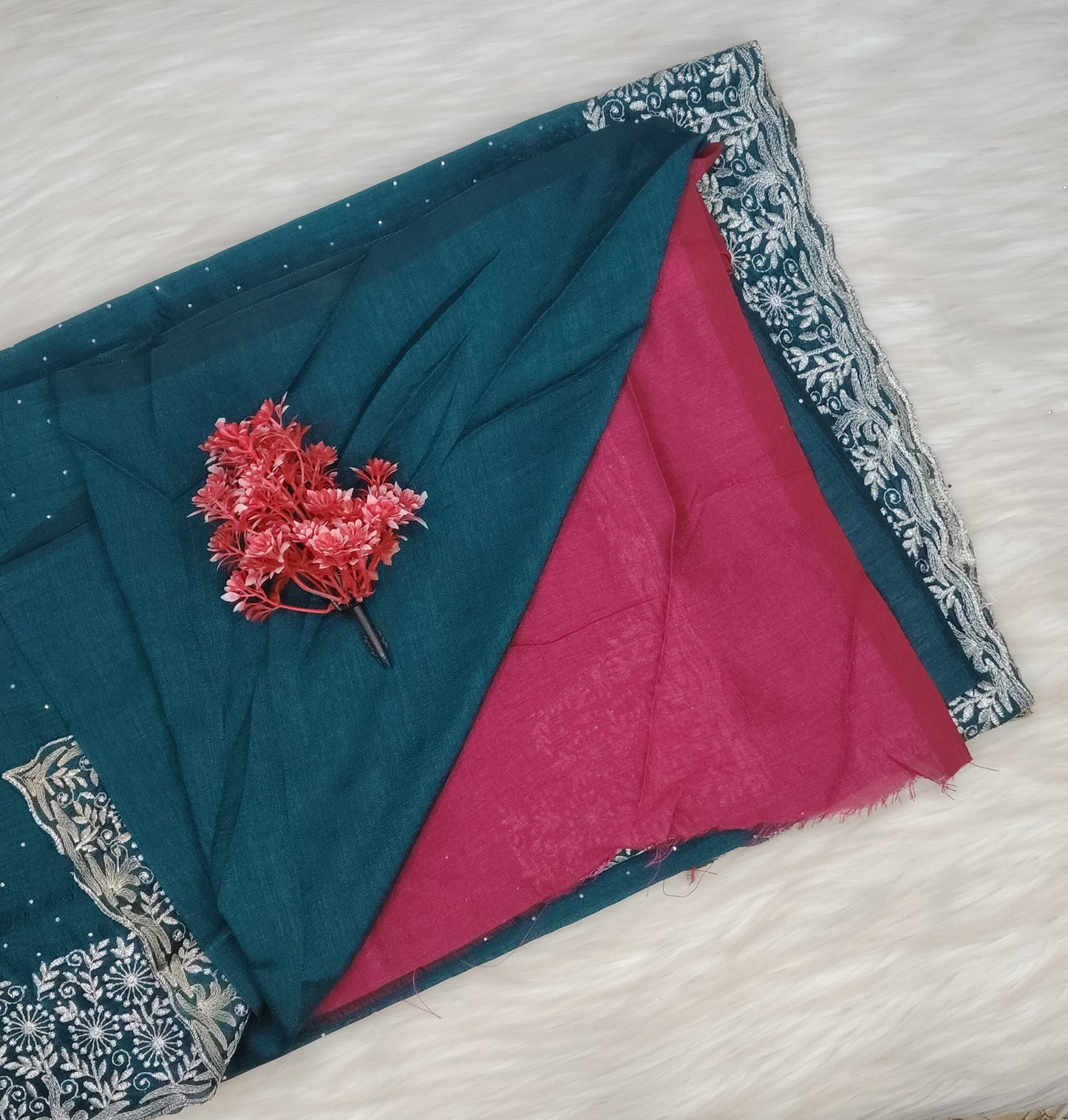 Fancy Work Saree | SSFS412