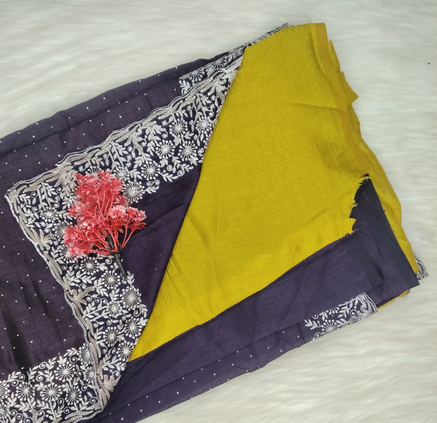 Fancy Work Saree | SSFS412