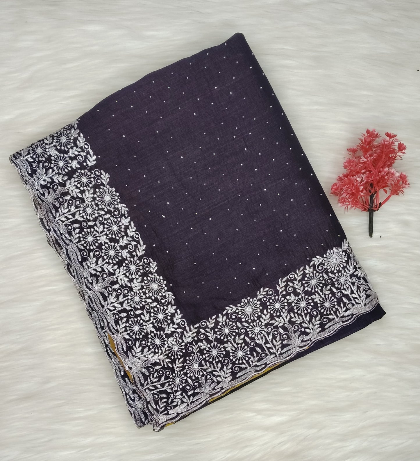 Fancy Work Saree | SSFS412