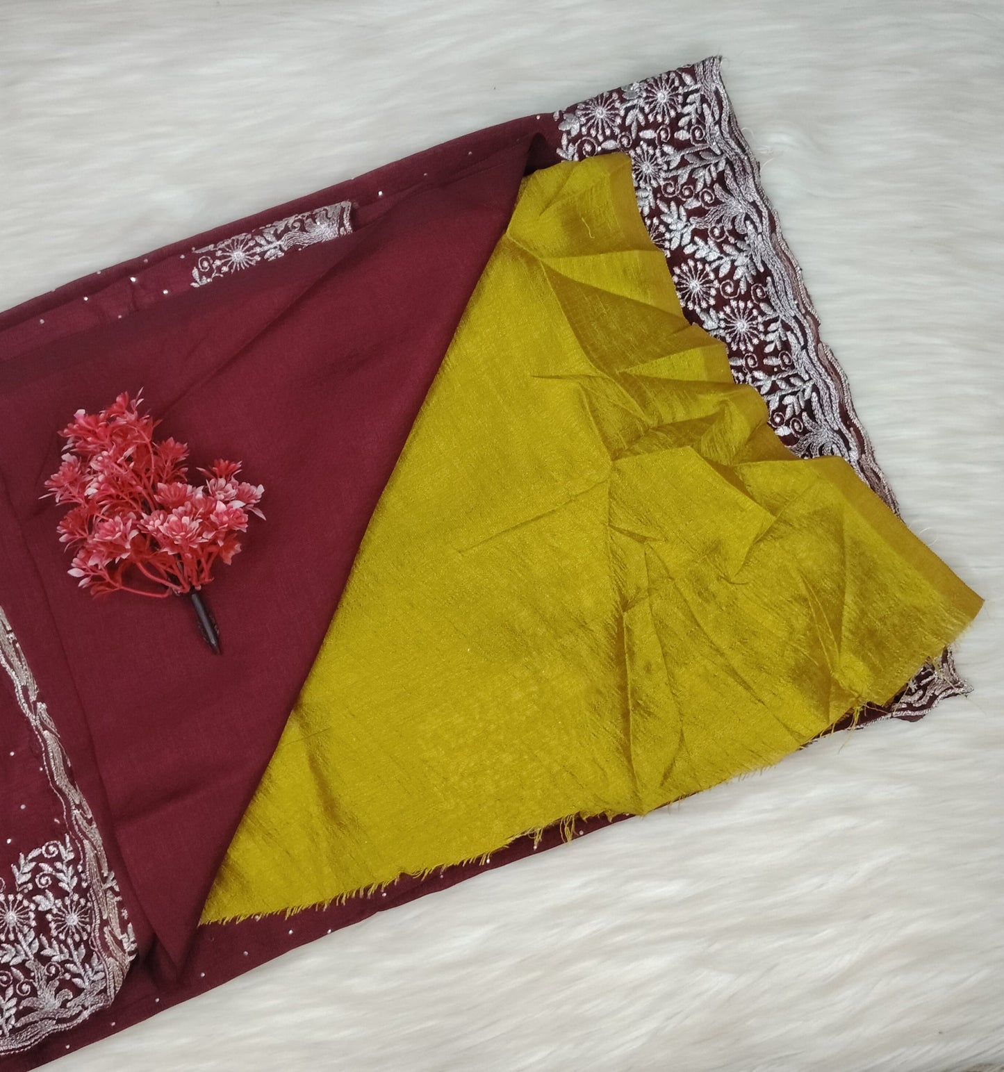 Fancy Work Saree | SSFS412