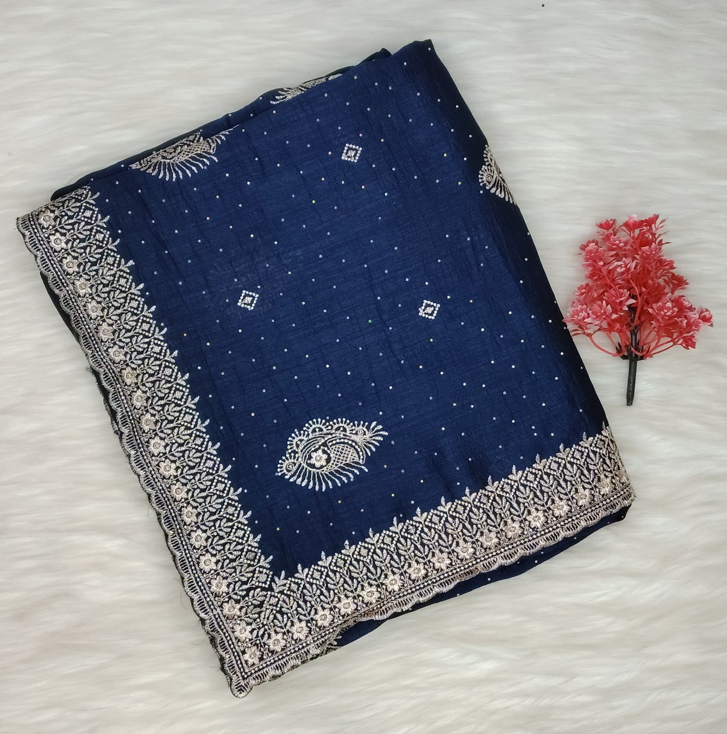 Fancy Work Saree | SSFS412
