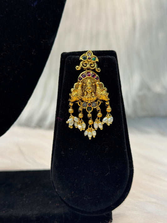 Premium Lakshmi Devi Temple Jewellery Necklace B10 | SSEPL049