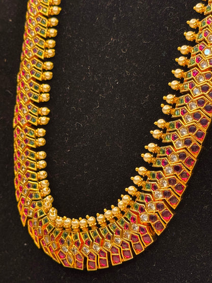 Meenakari Long Haram Necklace B10 | SSML051