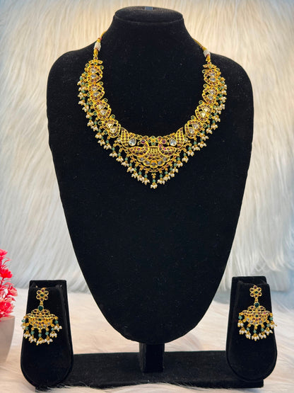 Kemp Stone Peacock Necklace B10 | SSKS72