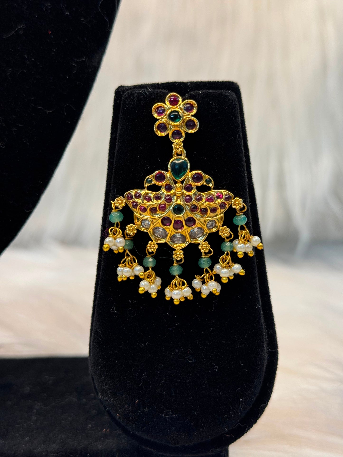 Kemp Stone Peacock Necklace B10 | SSKS72