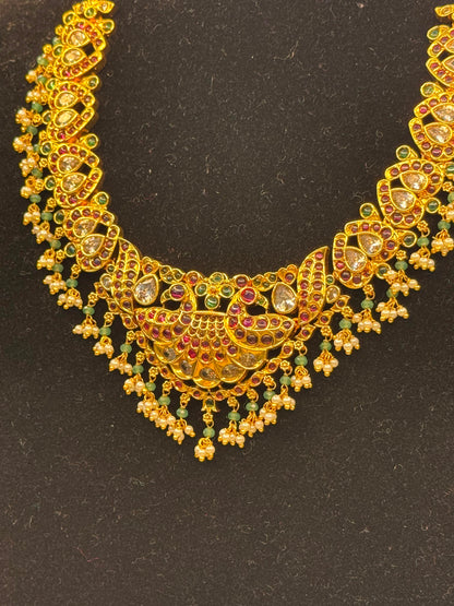 Kemp Stone Peacock Necklace B10 | SSKS72