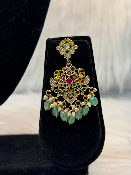 Mayura Peacock Pendant Necklace Set B10 | SSMP73