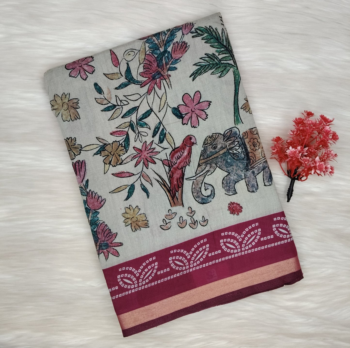 Mangalagiri Mix Cotton Saree | SSMC417