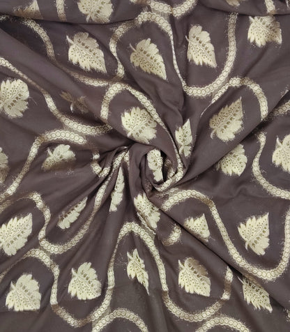 Georgette Contrast Saree | SSGS422