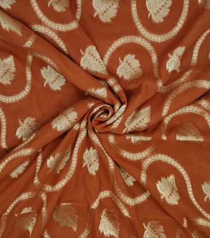 Georgette Contrast Saree | SSGS422