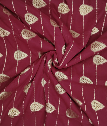 Georgette Contrast Saree | SSGS422