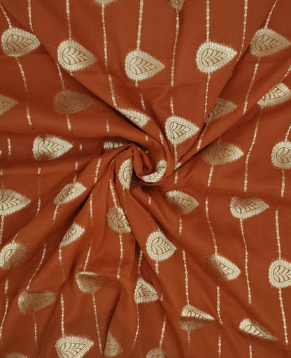 Georgette Contrast Saree | SSGS422