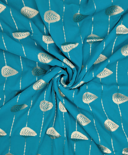 Georgette Contrast Saree | SSGS422