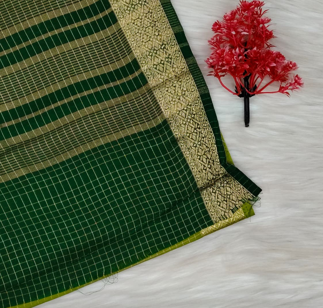 Grape Georgette Contrast Saree | SSGG424