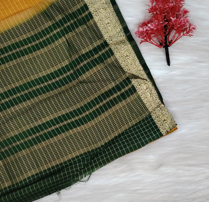 Grape Georgette Contrast Saree | SSGG424