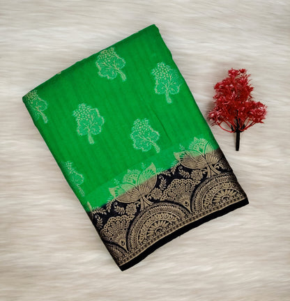Grape Georgette Contrast Saree | SSGG424