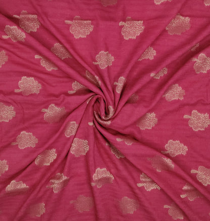 Grape Georgette Contrast Saree | SSGG424