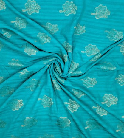 Grape Georgette Contrast Saree | SSGG424