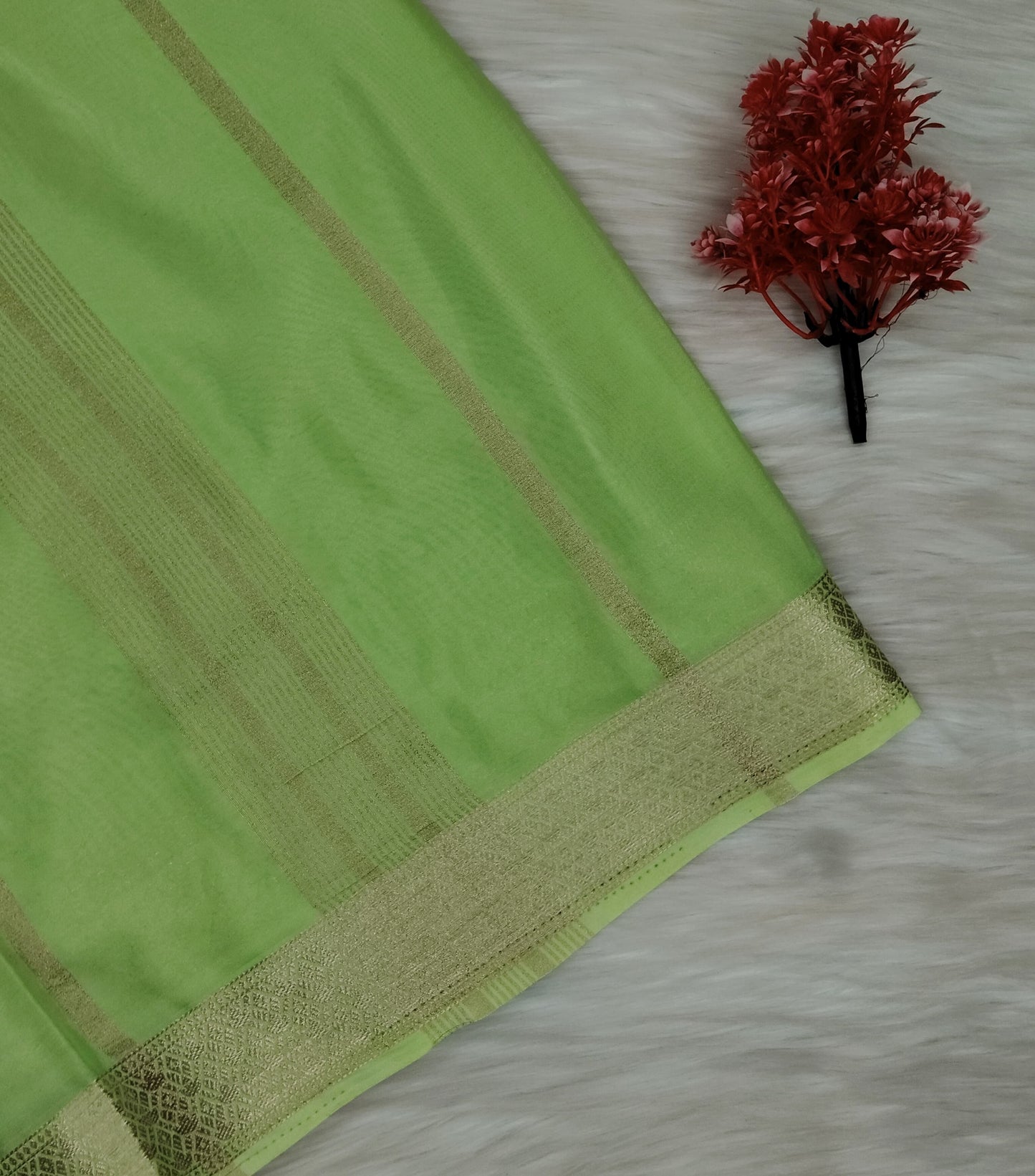 Ajrak Print Silk Saree | SSAP426
