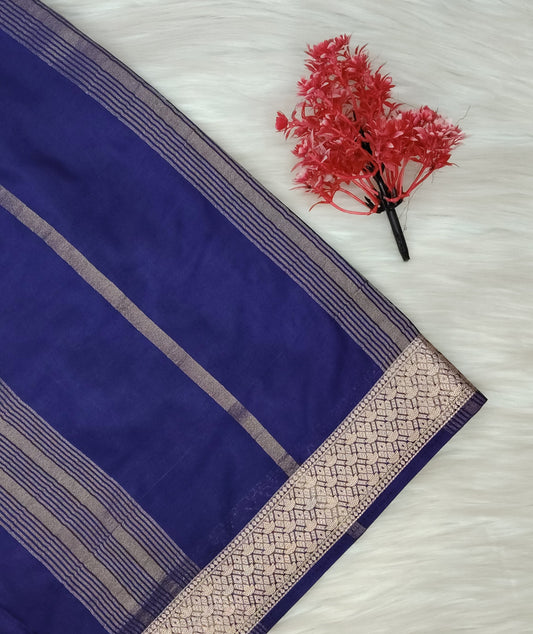 Ajrak Print Silk Saree | SSAP426