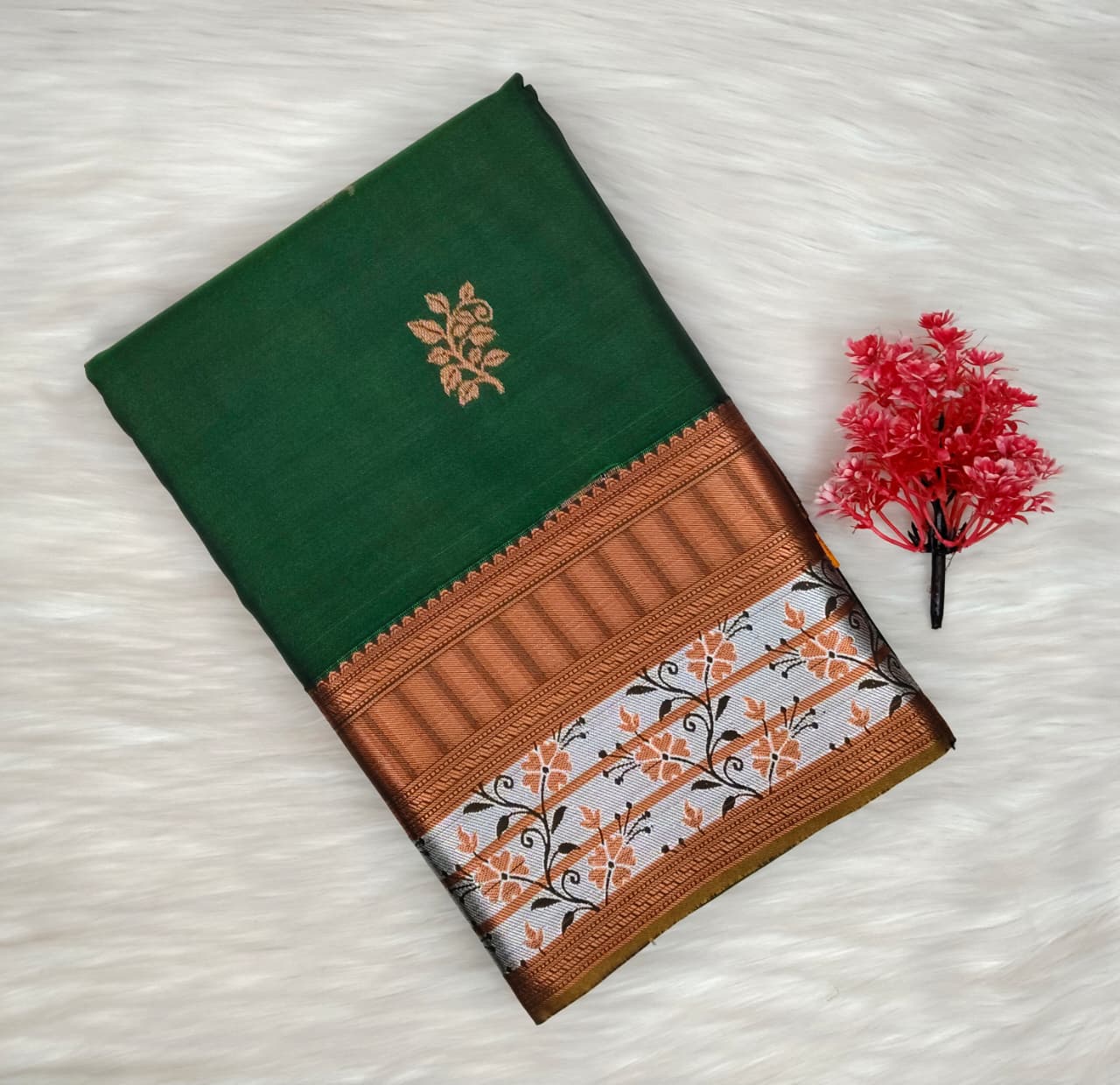 Semi Silk Saree | SSSS431