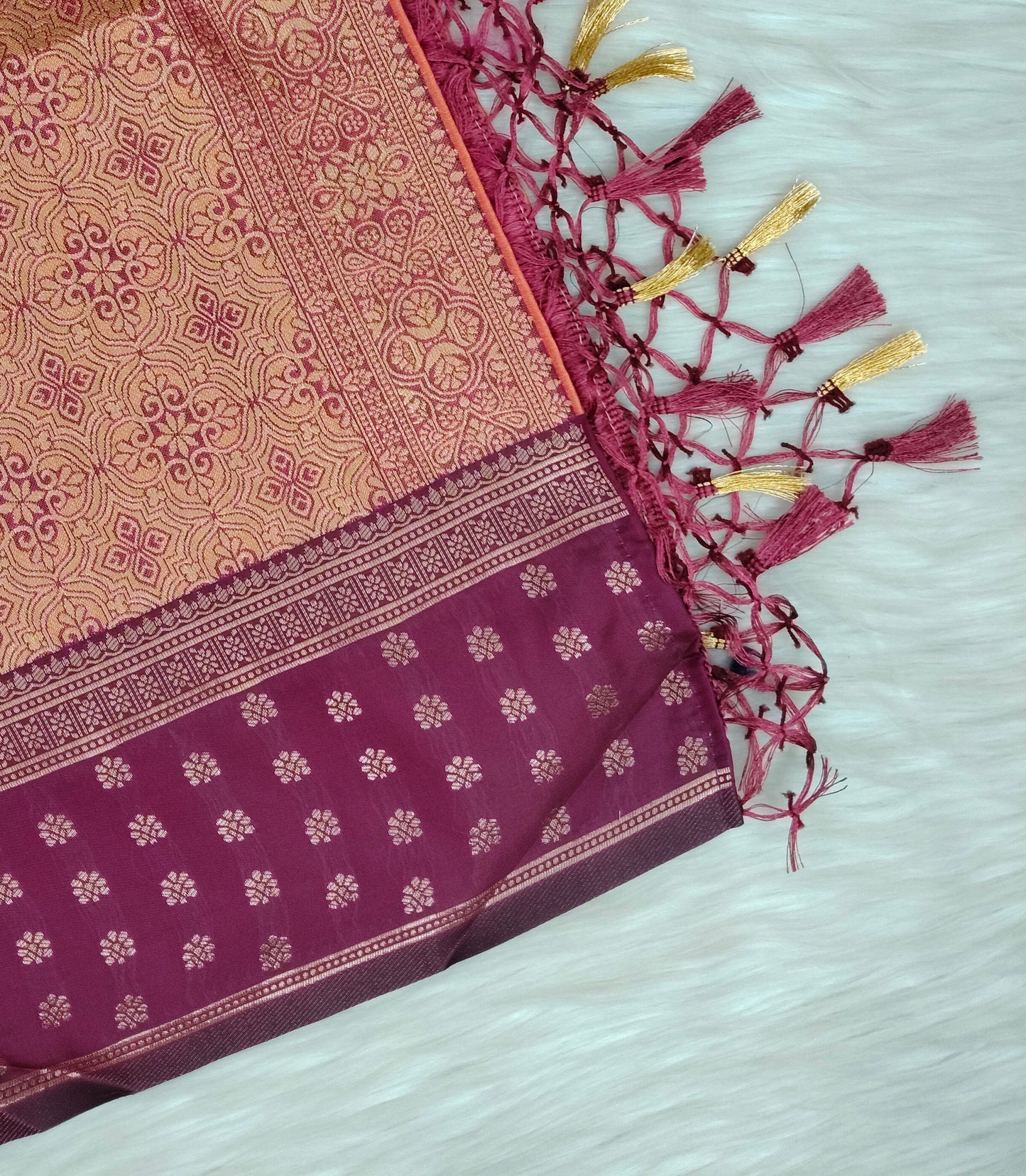Semi Silk Soft Saree | SSSS432